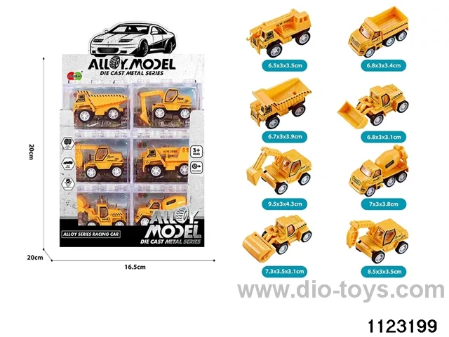24pcs Alloy Pull Back Car