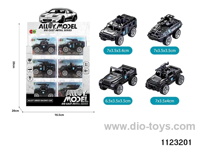 24pcs Alloy Pull Back Car