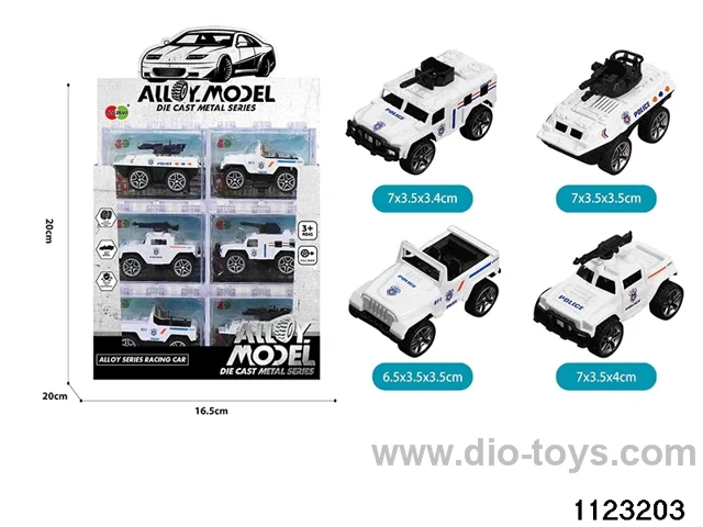24pcs Alloy Pull Back Car