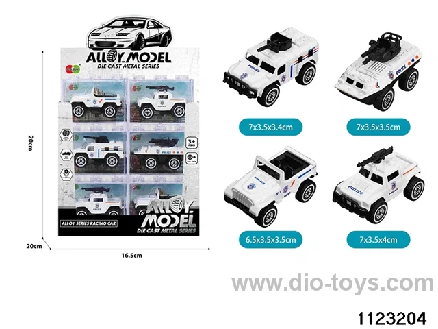 24pcs Alloy Sliding Car