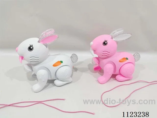 Electric carrot Hopping rabbit