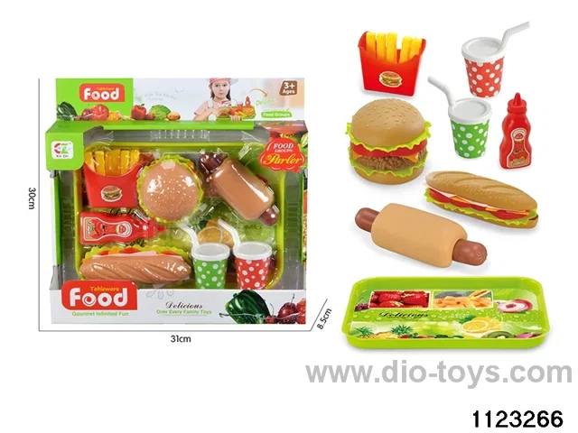 Burger Plate Combination Set