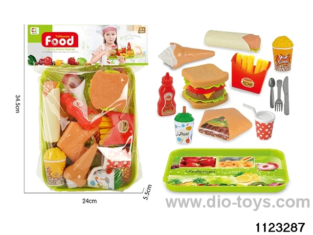 Bread Burger Combo Set