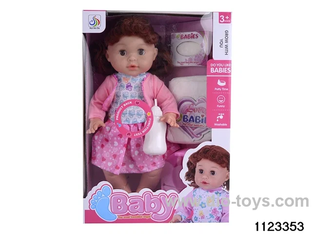 14 inch doll set with 4 voices