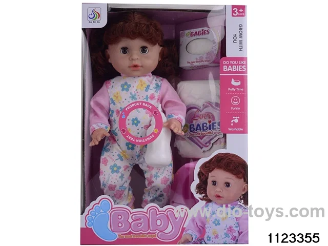14 inch doll set with 4 voices