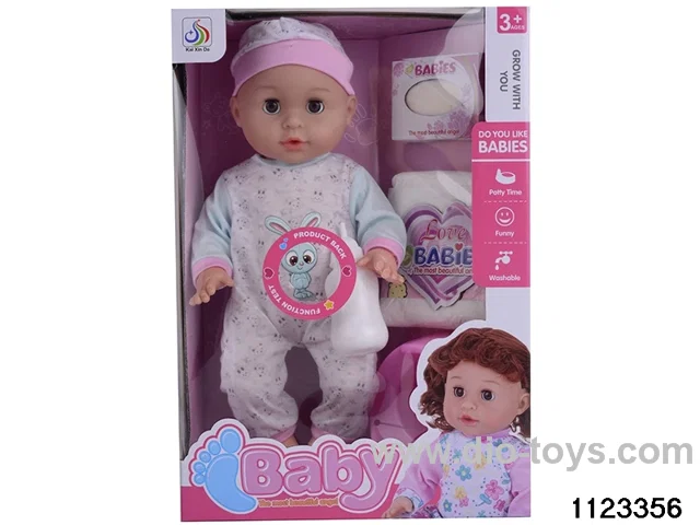 14 inch doll set with 4 voices