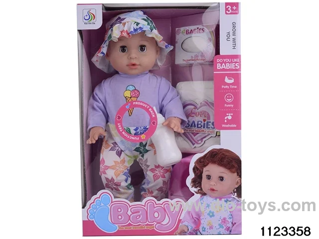 14 inch doll set with 4 voices