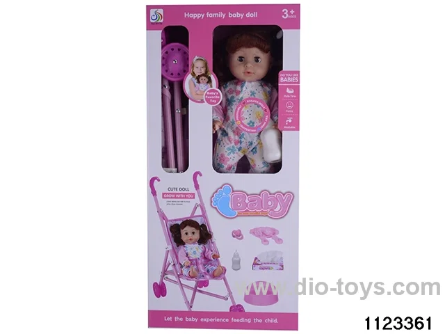 14 inch doll set with 4 voices