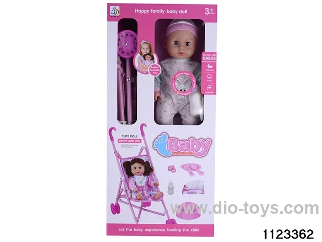 14 inch doll set with 4 voices