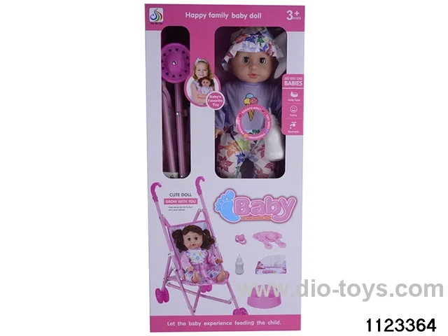 14 inch doll set with 4 voices