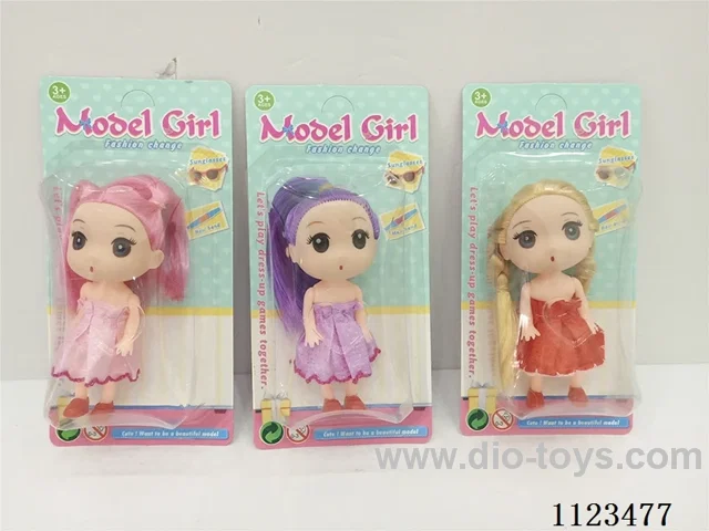 (GCC) 3.5-inch Solid Body Doll 3 mixed