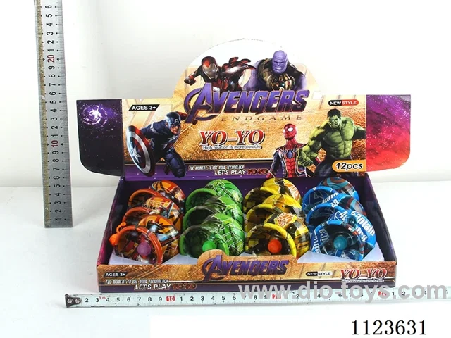 Alloy Yo-yo (Hulk. Captain America. Iron Man. Hornet 4 mixed)12PCS