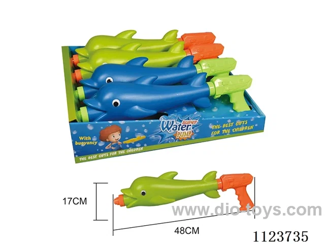 48CM large Dolphin water cannon /2 color mix /4PCS
