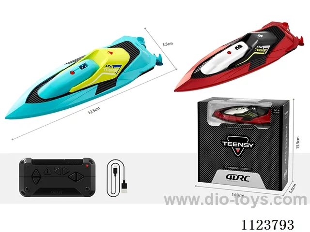 Remote-controlled stunt boat