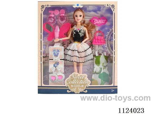 11 "27 cm 11-joint Barbie doll + clothes + accessories (multiple mixed)