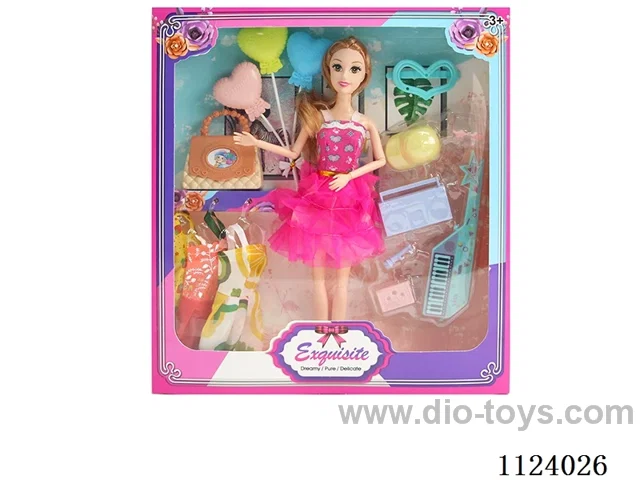 11 "29 cm 11-joint Barbie doll + clothes + accessories (multiple mixed)