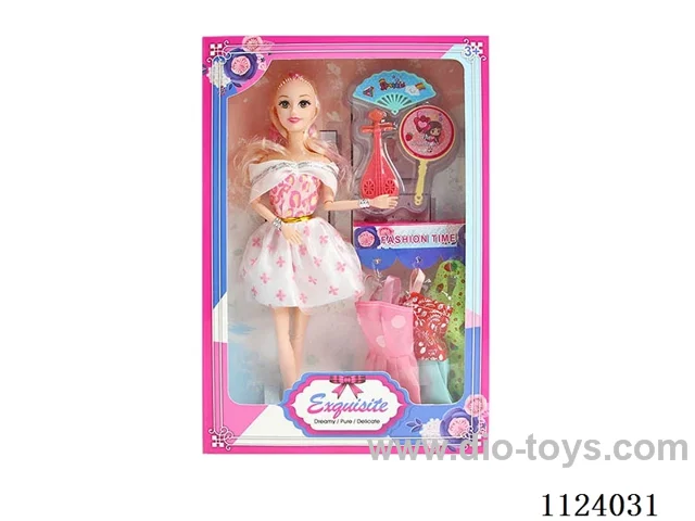 11 "28 cm 11-joint Barbie doll + clothes + blister accessories (multiple mixed)