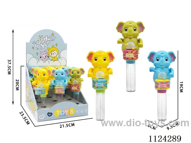 Drumming elephant, bear, dog [can hold sugar]9PCS