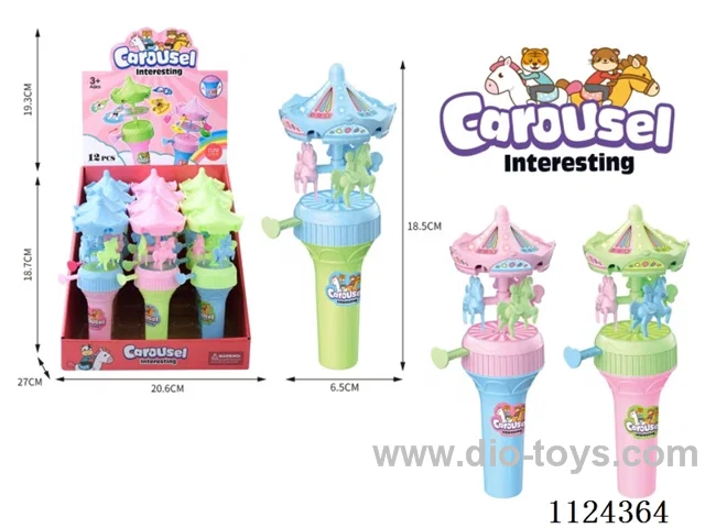 Light carousel sticker DIY