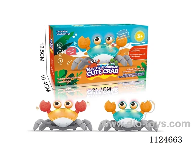 Inductive Obstacle Avoiding Electric Crab (Rechargeable version)