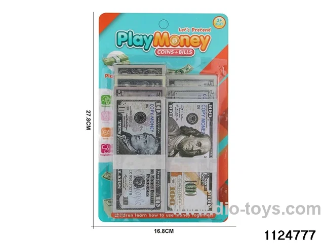 Colourful Dollar Prop Set