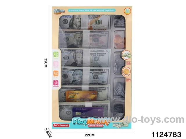 Colourful Dollar Prop Set