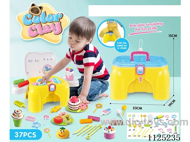 Chair color clay DIY37PCS