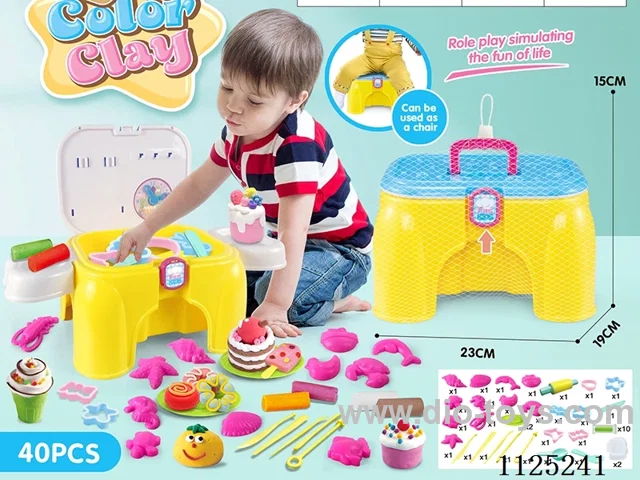 Chair color clay DIY40PCS