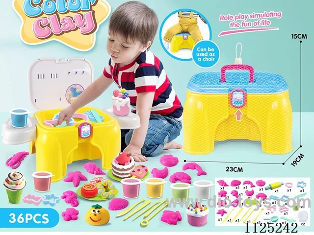 Chair color clay DIY36PCS