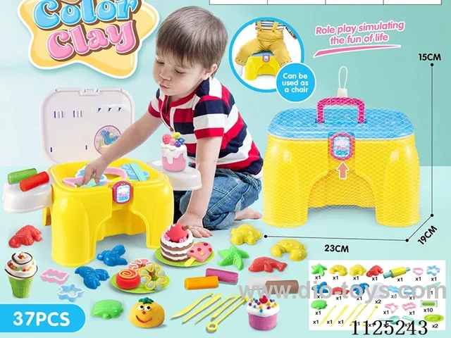 Chair color clay DIY37PCS