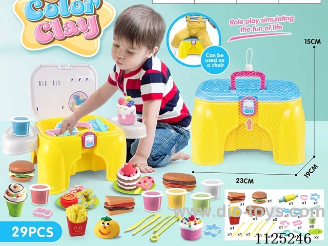 Chair color clay DIY29PCS