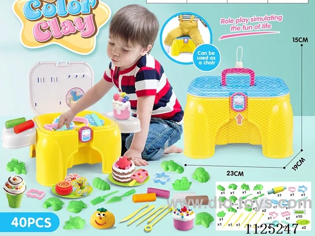 Chair color clay DIY40PCS