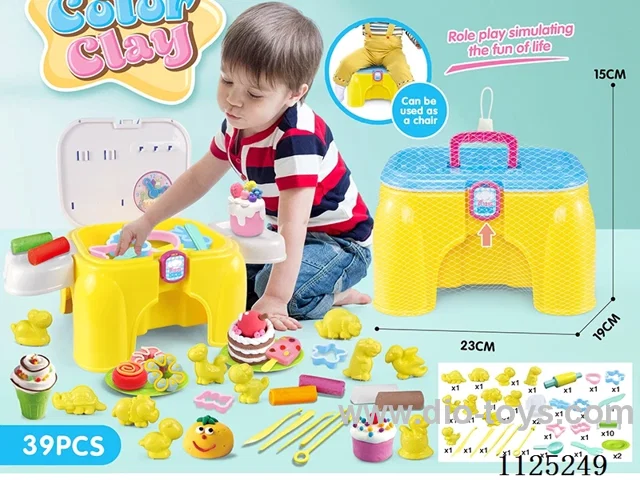 Chair color clay DIY39PCS