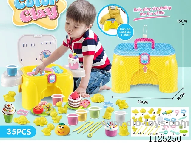 Chair color clay DIY35PCS
