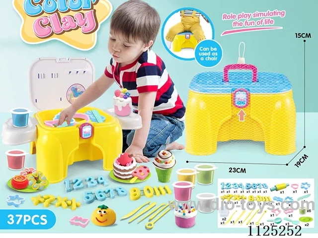 Chair color clay DIY37PCS