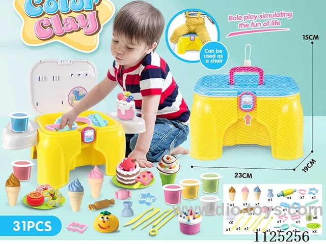 Chair color clay DIY31PCS
