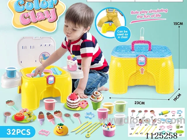 Chair color clay DIY32PCS