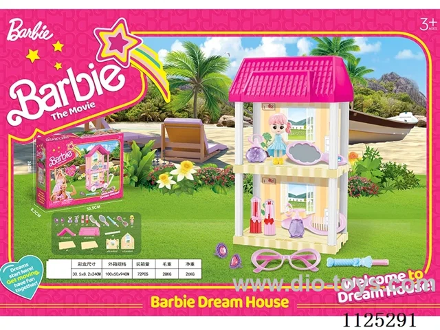 DIY villa with dolls and accessories 33PCS