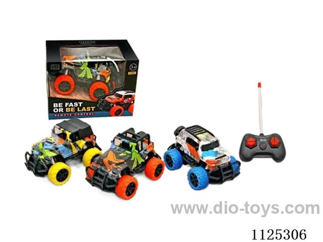 1:43 4ch rc car with light not included battery