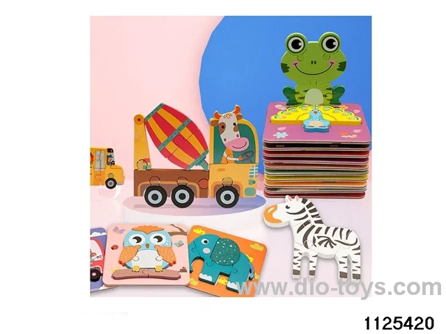 12 models 3D jigsaw puzzle