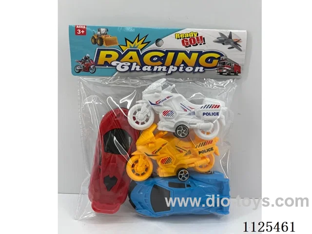 4PCS pull-back cars