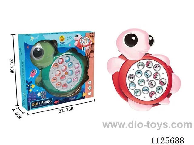 Electric Turtle Fishing 2*AA battery (with music)