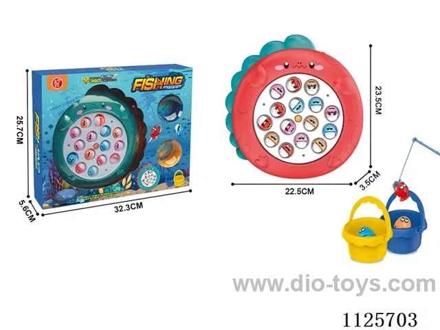 Electric Dinosaur Fishing 2*AA battery (with music)