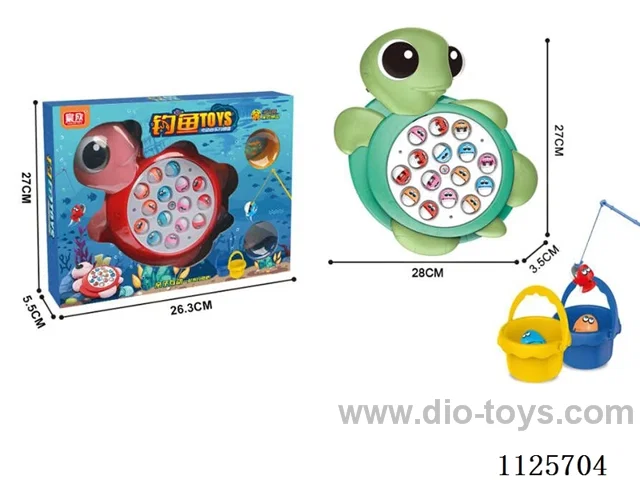 Electric Turtle Fishing 2*AA battery (with music)