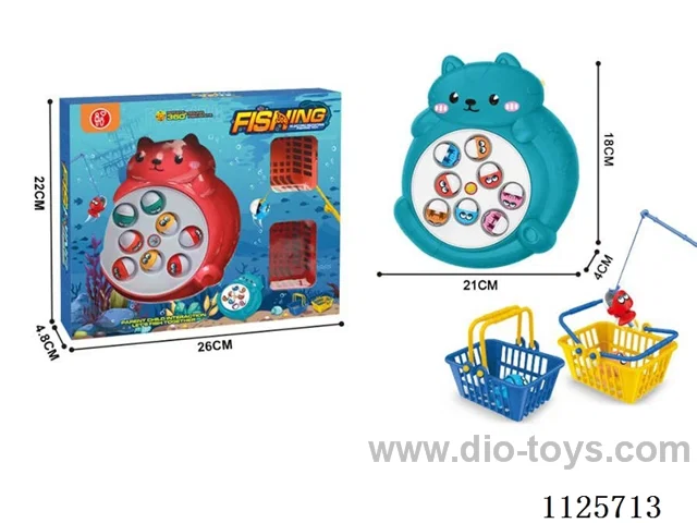 Electric cartoon Cat fishing 2*AA batteries