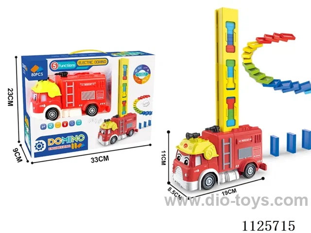 Story-telling Fire Domino 3*AA battery (tongue twisters/Stories/nursery rhymes/car starting sound)