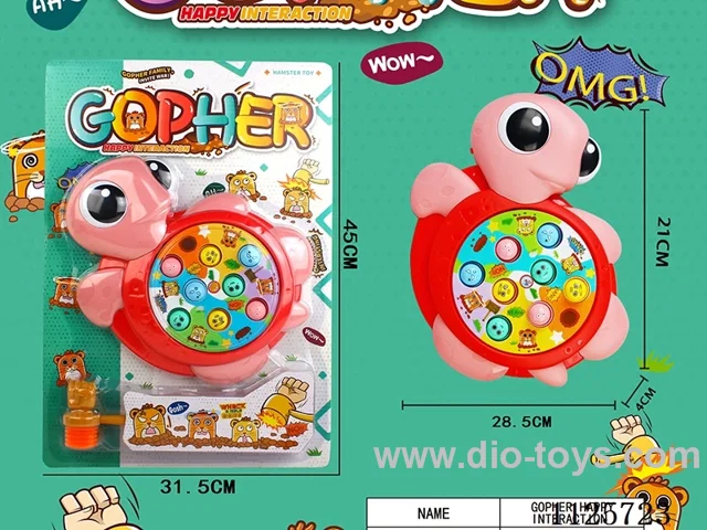 Turtle Whack-a-mole Electric music Whack-a-mole with sound
