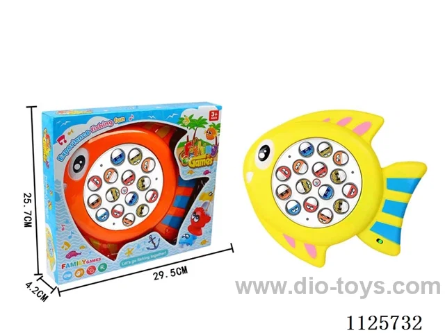 Electric Cartoon Fishing 2*AA battery (with music)