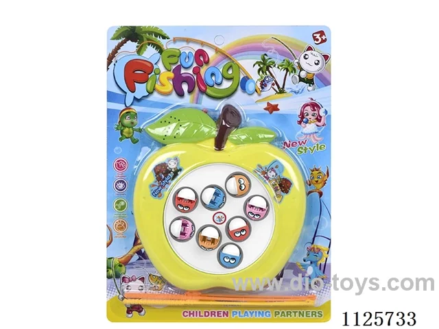 Electric Little Apple Fishing 2*AA battery (with music)