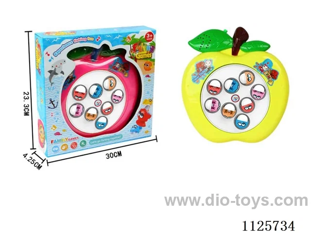 Electric Little Apple Fishing 2*AA battery (with music)